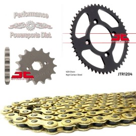 JT SPROCKET HONDA CRF100F CRF 100 F NEW JT SPROCKET  & GOLD CHAIN SET 14/50  2004 - 2011