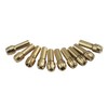 10 Pieces Assorted Sizes Brass Collet for Rotary Tools includes