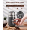 SHARDOR Electric Super Silent Blade Coffee Grinder, Timed Grind Control