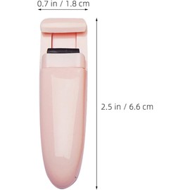Alipis 4 Piezas Rizador de Pestañas Parcial de Plástico Ergonómico, Curva Segmentada para Esquinas, Uso Diario y Viajes, para Monolids y Hooded Eyes