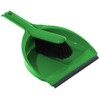 Cleenol 191222/G Dustpan and Stiff Brush - Green
