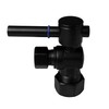 Westbrass A105BL-62 1/4-Turn Lever Handle Angle Stop Shut Off Valve,