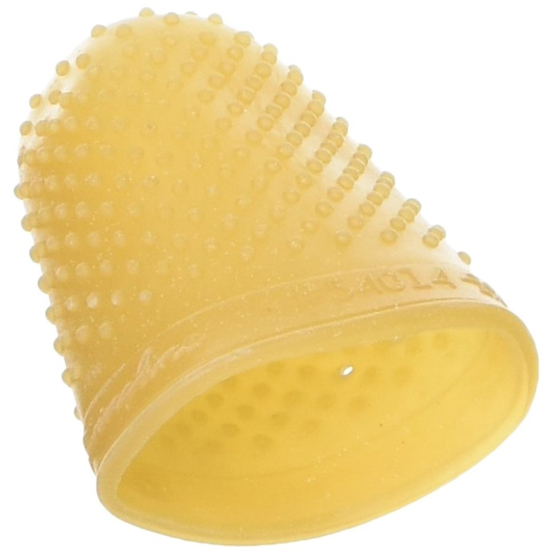 Swingline Rubber Finger Tips, Size 14, X-Large, Amber, 1/Dozen