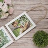 QUTREY 5x7 Collage Picture Frames White, 6 Openings Vertical 5