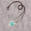 joymiao Chunky Necklace for Women Bohemian Long Leather Rope Necklace