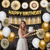 Happy Brithday Gold Confetti and Balloons