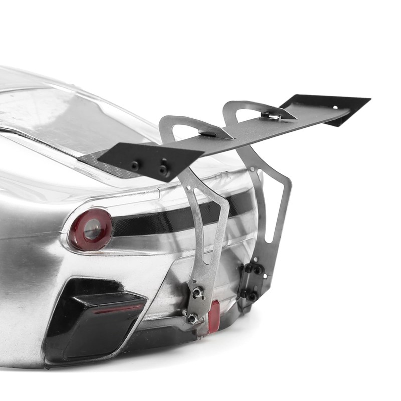 CHRCOED Metal Rear Wing for 1/10 RC On-Road Car, Metal