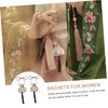 BIUDECO 2pcs Drawstring Sachet Bags Lightweight Empty Bags for Jewelry