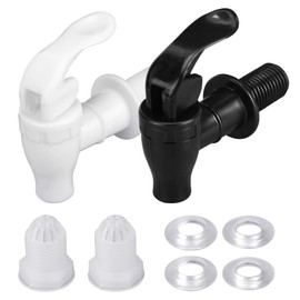 2Pcs Spigot for Beverage Dispenser, Upgraded Anti-clogging Beverage Dispenser Spigot Replacement Spout for Drink Dispenser for Parties, Glass Beverage Dispenser, Plastic Drink Dispenser