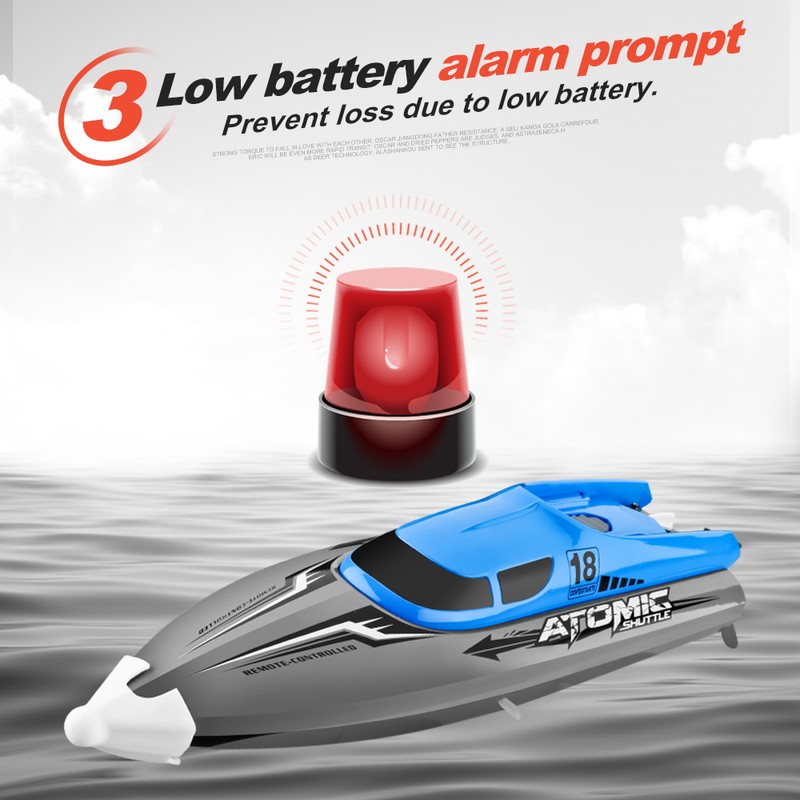 RC Boat Remote Control Boat 30KM/H High Speed IPV7 Waterproof
