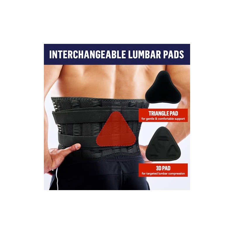 Dr. Arthritis Cinturón de soporte para la espalda, faja lumbar