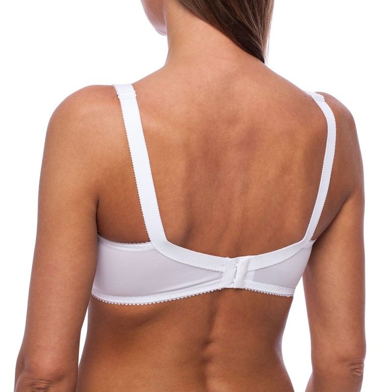 frugue Comfort Non Wired Wireless Support Bra White 36 F