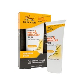 Tiger Balm Neck & Shoulder Rub Vanishing Scent 1.76 oz (Pack of 2)