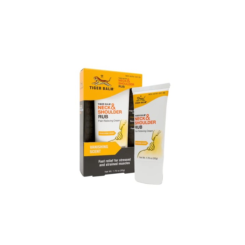 Tiger Balm Neck & Shoulder Rub Vanishing Scent 1.76 oz