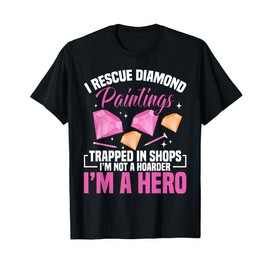Embroidery Diamond Painting Tools Crafting Diamond Artist T-Shirt