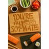Sushi Kawaii Cute Designs Wooden Cutting Board, Kitchen Serving Board