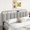 ONBRILL Adjustable Headboard for King/California King Size Bed Frame, Linen