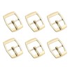 sourcing map Metal Roller Buckle, 6Pcs 0.75" Single Prong Belt