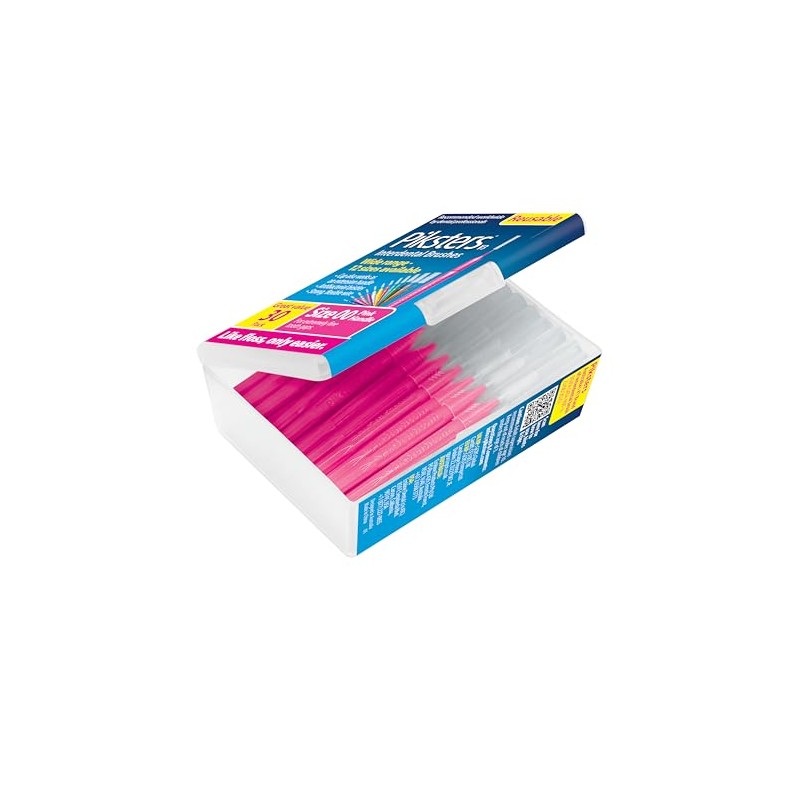 Piksters Interdental Brushes 30 pk, Size 00, for Extremely Tight