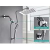 10" High Pressure Rainfall Shower Head with Handheld Combo, Upgrade