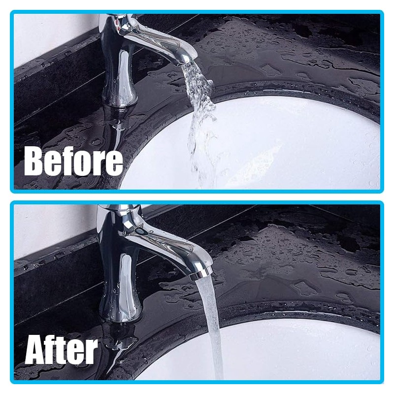 BOETOADG Faucet Aerator, 1.5 GPM Flow Restrictor Plug-In Faucet Aerator
