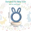 Baby Teething Toys 2pcs Safe Silicone Easter Teether Toy for
