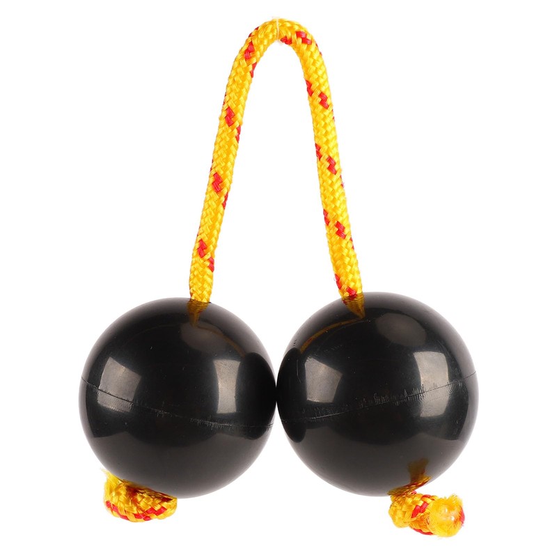 2pcs African Rhythm Ball Black Rhythm Shaker Rattle Ball for
