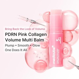 medicube PDRN On-the-Go Glow Duo: Bálsamo múltiple de volumen de colágeno PDRN y suero de gelatina | Volufiline, NAD, colágeno para brillo de vidrio, reafirmante y cuidado de retoque en cualquier