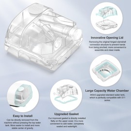 Water Tank for AirSense 11 Accessories, Easier Addition of Water, Replacement Improved Version Water Chamber BlessEase