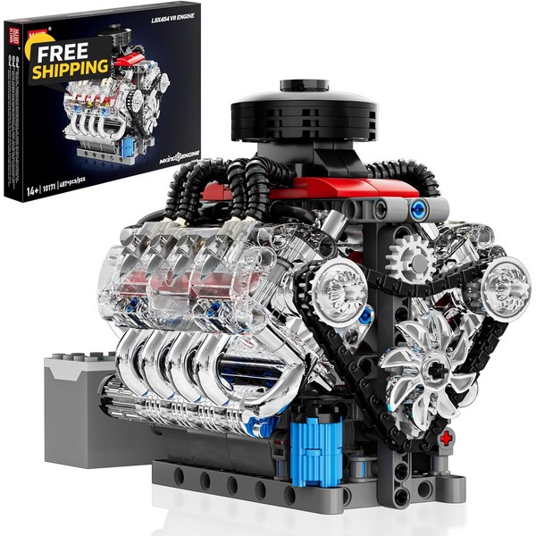 Mini V8 Engine Kits That Runs, Build Your Own Visible