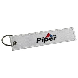 Austin Flight Check "Piper" Embroidered Key Chain