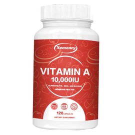 Vitamin A Capsule - Eye and Vision Health Relieves Eye Fatigue Strengthens Immunity, 1 Piece, 60 Tablets / 비타민 A 캡슐 - 눈과 시력 건강 눈의 피로 완화 면역력 강화, 1개, 60정