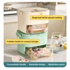 Ice Cube Tray with Lid and Ice Storage Bin, 52