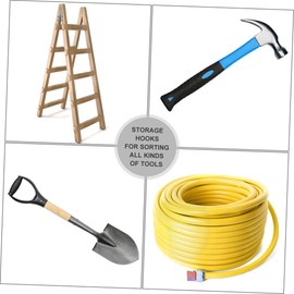 Operitacx 2 Stück Garagenhaken Wandmontage Haken für Gartengeräte und Robuste Halterung für Ordentliche Garage und Effektive Aufbewahrung