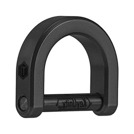 KeyUnity Titanium Heavy Duty D Ring Shackles Key Ring, D Shackle Keychain, D Shape Ring Shackle, D Rings Heavy Duty, U-Shaped Key Ring Horseshoe Clasp for Car Keys, DIY Key Organizer for Men & Women