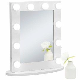 SEGAWE Hollywood Makeup Vanity Mirror LED Light Wall Mounted  with 10 Dimmable Bulbs