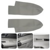 1 Pair Front Door Panel Armrest Cover Microfiber Leather Car