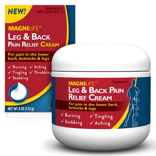 MagniLife MagniLife Leg & Back Pain Relief Cream, Fast-Acting Pain