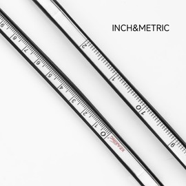 KEARING Flexible Curve Ruler, 12 Inch Ruler, Bendable Rulers for Engineering Drawing, Garment Design