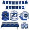 Heyigrow Graduation Party Disposable Supplies Paper Plates and Napkins Decorations