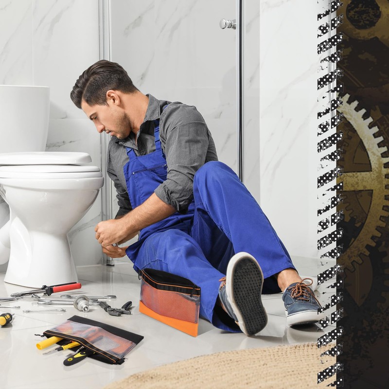 BESARME 6 Pcs Clear Tool Pouch Tool pouch Bags Zipper