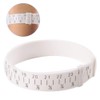 Gauge Ruler Soft Bracelet, Adjustable Size Measuring Wrist Plastic, Wrist