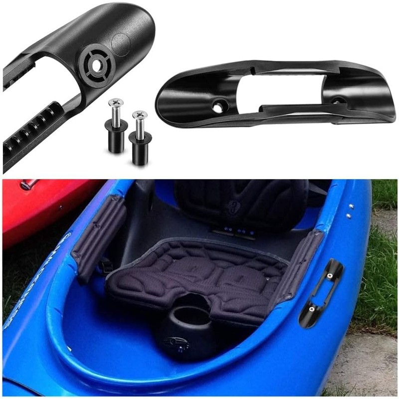 POFET 2 x Kayak Paddle Fixing Clips, Universal Plastic Kayak