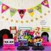 INRUI 9 Pieces 80s Party Honeycomb Centrepieces