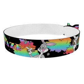 Haze Bunny Stoffarmband - Wasserfestes Satin Armband - Trippy Stoffarmband für Festivals - Unisex Modeaccessoire - Geschenkidee für Freunde - Trendy Freundschaftsarmband