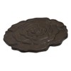 Ebros Gift Cast Iron Rose Flower Blossom Garden Stepping Stone