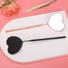 Miuffue Lovely Lash Mirror, Heart Shaped Detachable Stainless Steel Eyelash