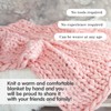 47" Acrylic Chunky Blanket Loom DIY Throw Blankets Knitting Loom