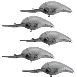 Original Do It Mold Unpainted Lure Blanks 5 Pack with 10 Lure Body Styles. All Made in The USA! (5 DD Diver 5/8 oz- 8613-5 Pack)