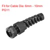 sourcing map PG11 Cable Gland Waterproof IP68 Nylon Joint Adjustable